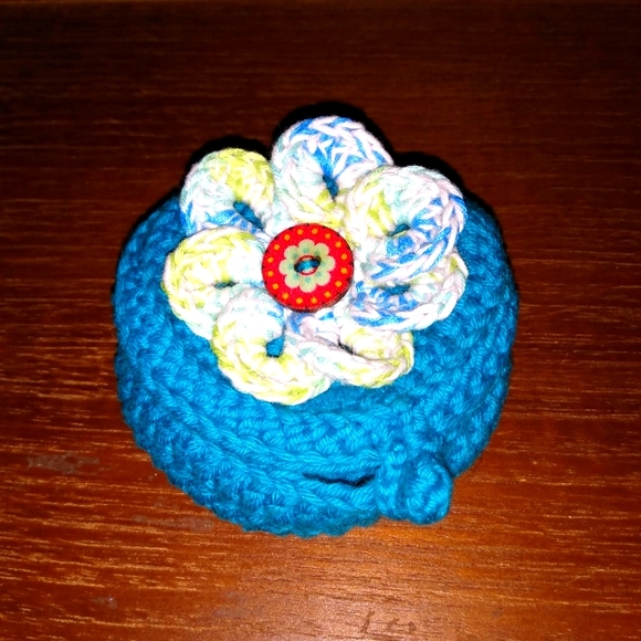 💠 Face Scrubbies & Holder Set of 4 Eco Friendly Crochet HANDCRAFTED - Picture 7 of 10